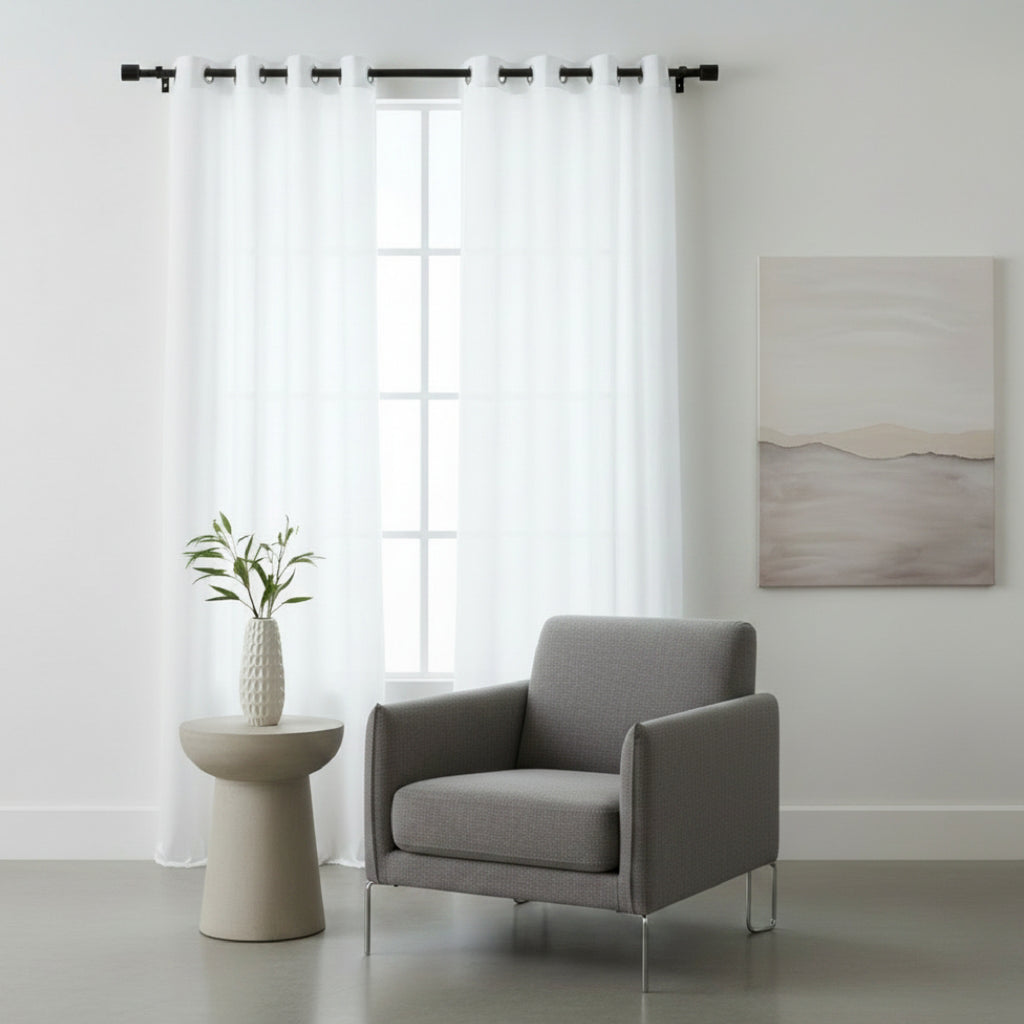 CORTINAS TRANSLÚCIDAS 280X215 CM.