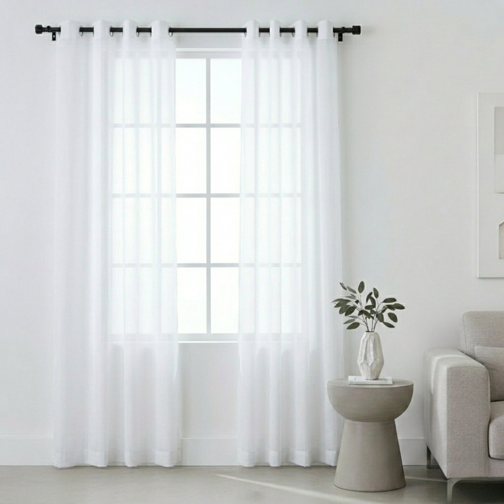 CORTINAS TRANSLÚCIDAS 280X215 CM.