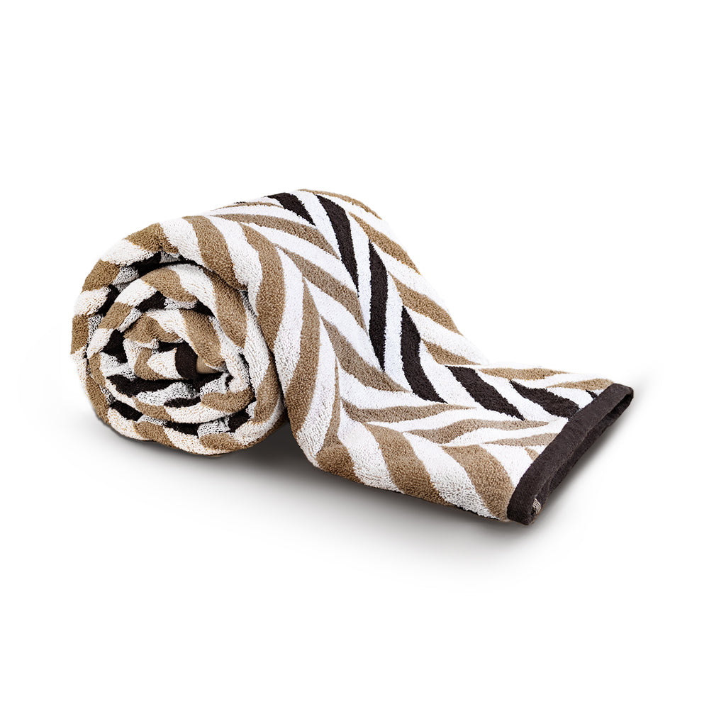 TOALLA BAÑO COMPLETO JACQUARD.