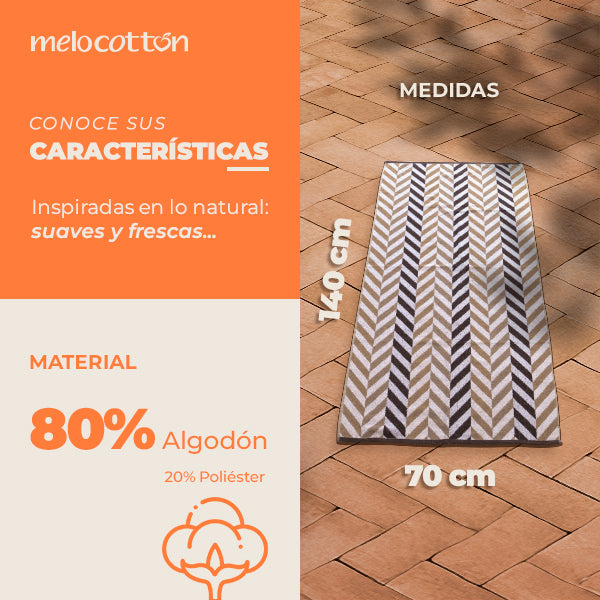 TOALLA MEDIO BAÑO JACQUARD.