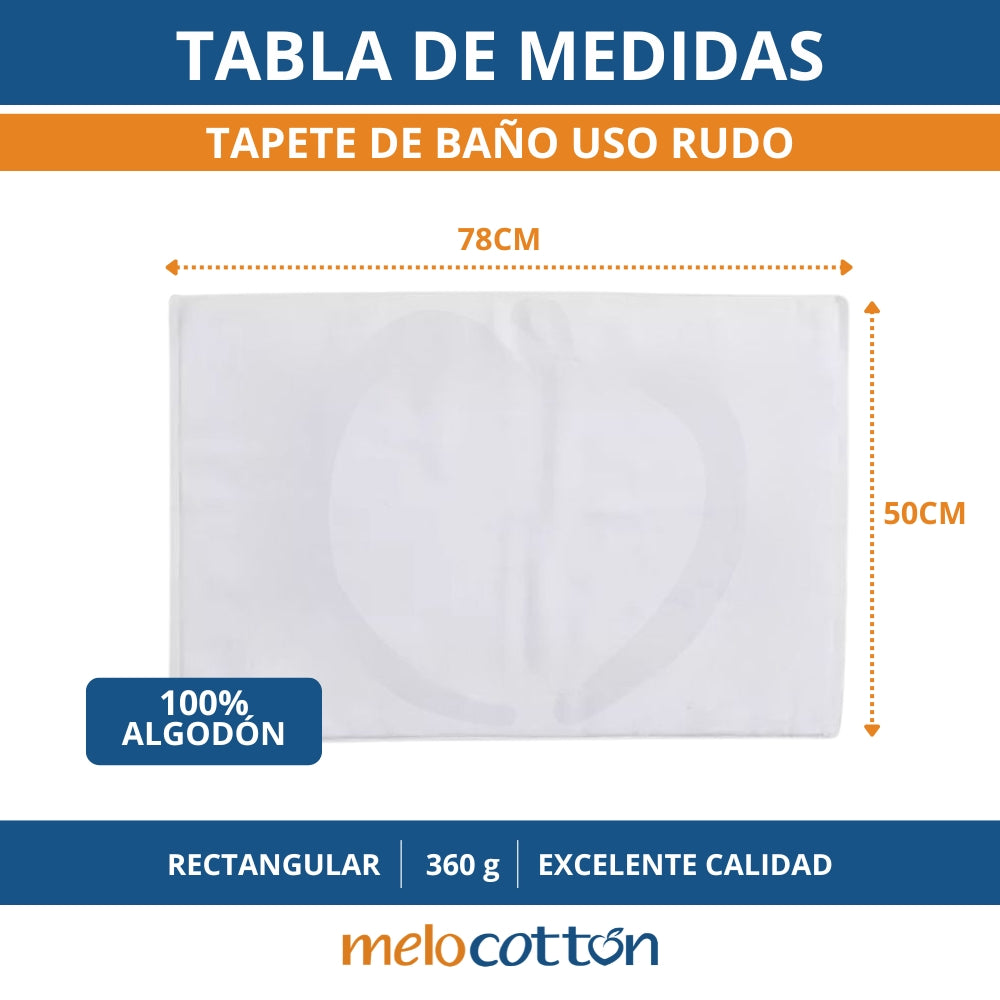 TAPETE DE BAÑO HOTELERO.