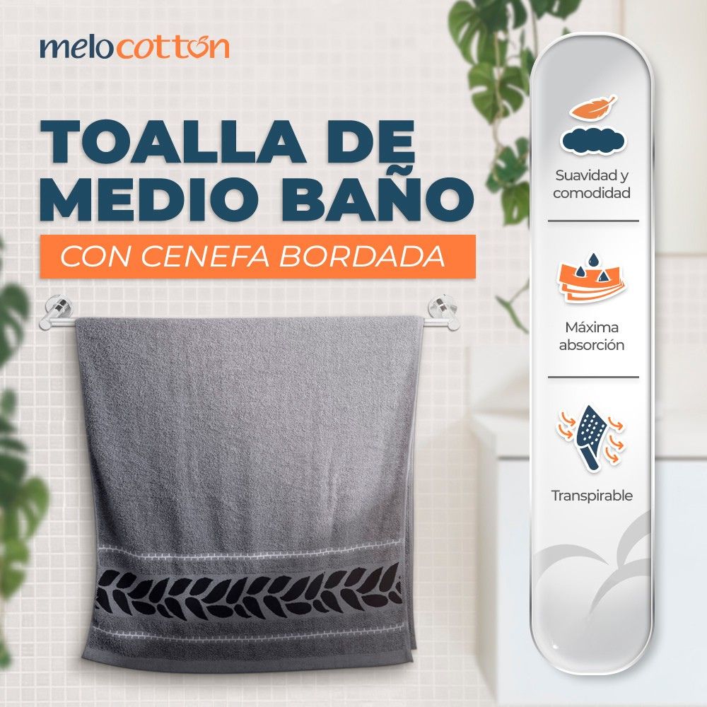 TOALLA MEDIO BAÑO SIESTA.