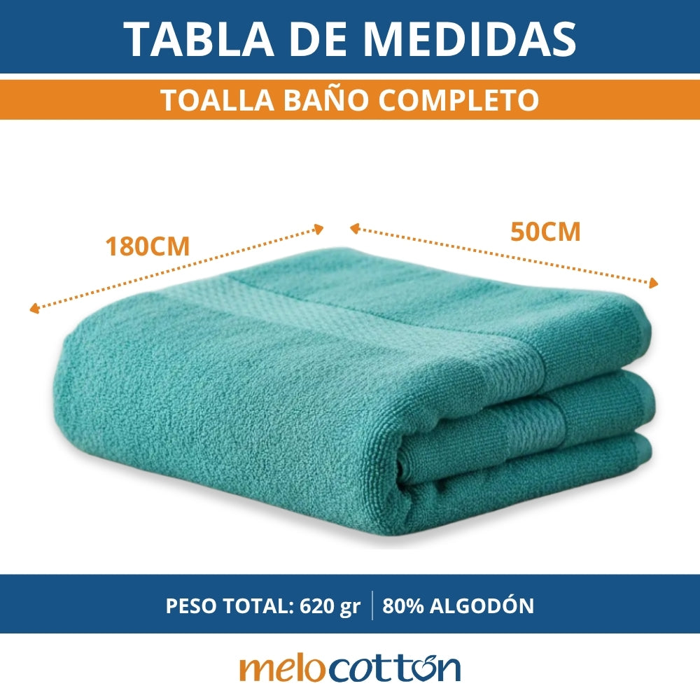 TOALLA BAÑO COMPLETO SIESTA.